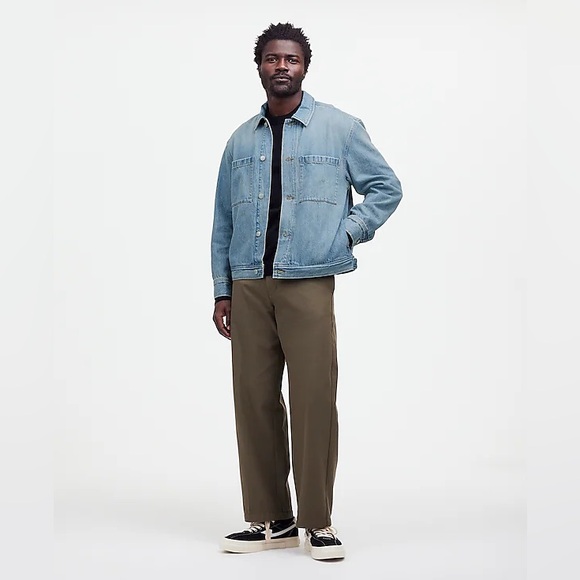 NWOT Madewell Denim Shirt-Jacket in Jamestown Wash - Medium - Blue - Picture 2 of 9